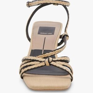 Dolce Vita Bev braided kitten heel ankle strap sandal size 8.5